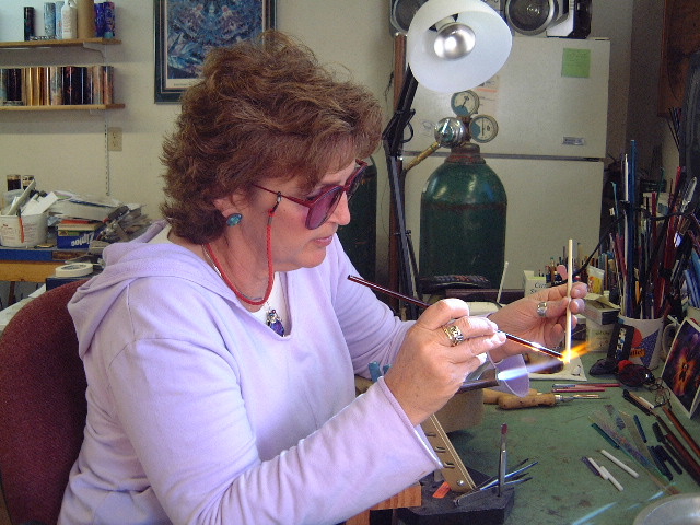 Peggy creating object cell pieces