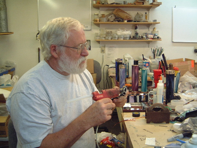 Steve creating the mirror systems